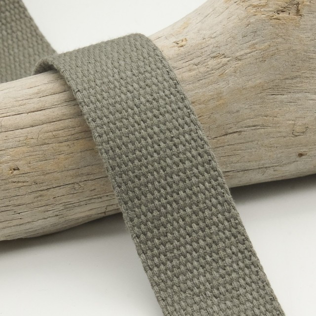 30mm Dark Gray Cotton Strap - Maison Klem